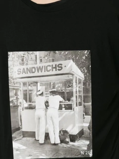 Shop N°21 Sandwichs T-shirt In Black