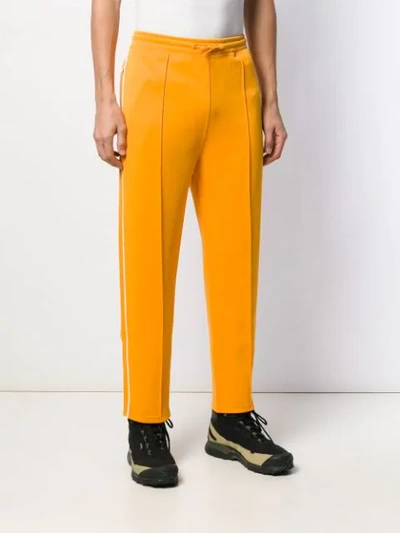 Shop Kenzo Tailored Jogging Trousers In Orange