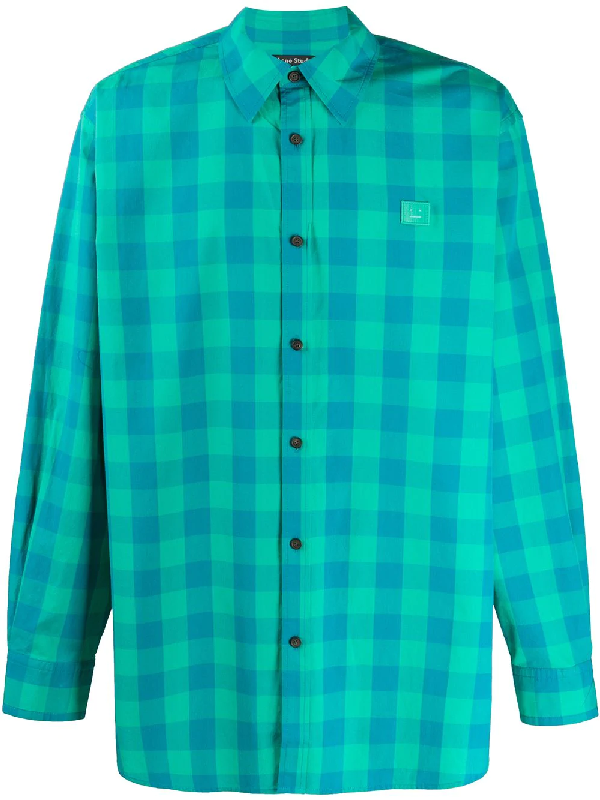 acne studios green shirt