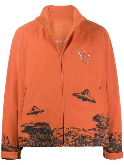 Shop Undercover Time Traveller Lightweight Jacket In Orange