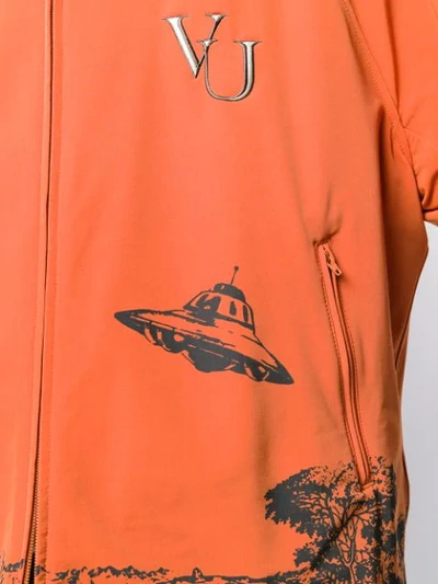 Shop Undercover Time Traveller Lightweight Jacket In Orange