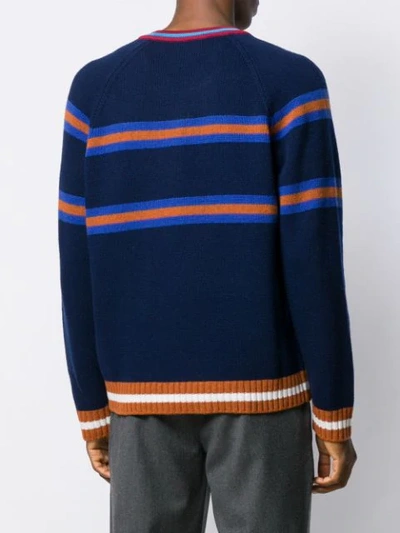 Shop Kenzo Jumping Tiger Sweater - Blue
