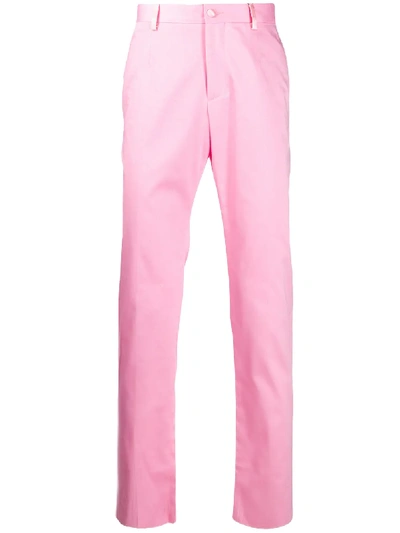 Shop Philipp Plein Pink Paradise Straight Leg Trousers