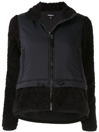 Shop James Perse Padded Panel Jacket In Black