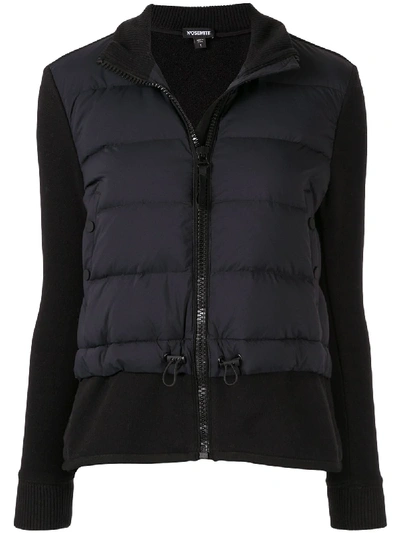 Shop James Perse Padded Panel Jacket In Black