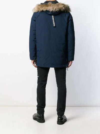 Shop Arctic Explorer Chill Parka Coat In Blue