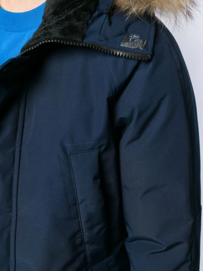 Shop Arctic Explorer Chill Parka Coat In Blue