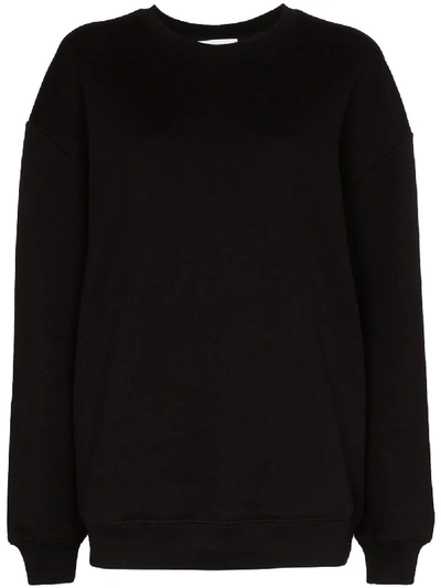 Shop Ninety Percent Sweatshirt Im Oversized-look In Black