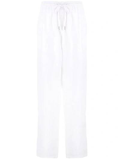 Vilebrequin Drawstring Straight-leg Trousers In White