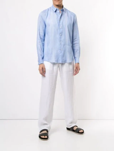 Vilebrequin Drawstring Straight-leg Trousers In White
