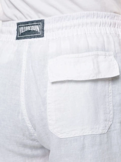 Vilebrequin Drawstring Straight-leg Trousers In White
