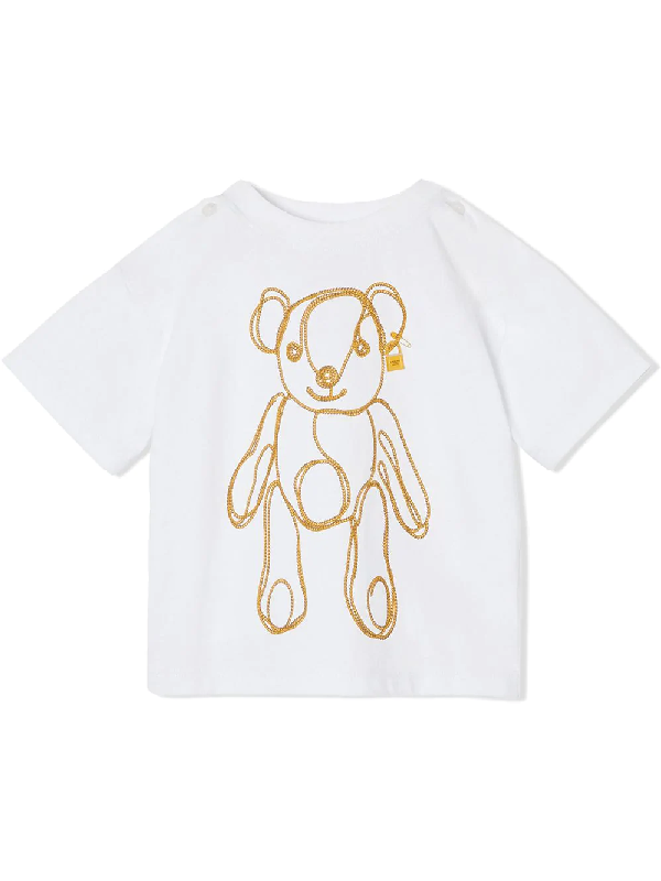 burberry t shirt gold