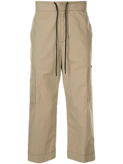 Shop 3.1 Phillip Lim / フィリップ リム Tie Waist Cropped Chinos In Brown