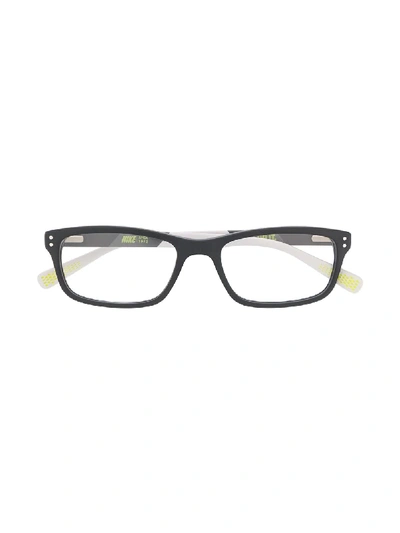 Shop Nike Square Shaped Glasses In Grey