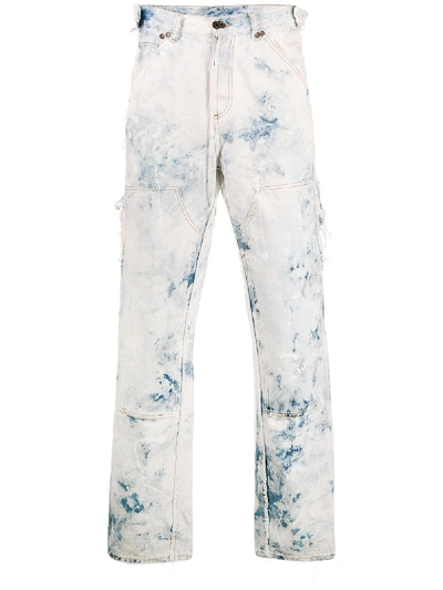 Shop Off-white Reconstructed Carpenter Jeans In Blue