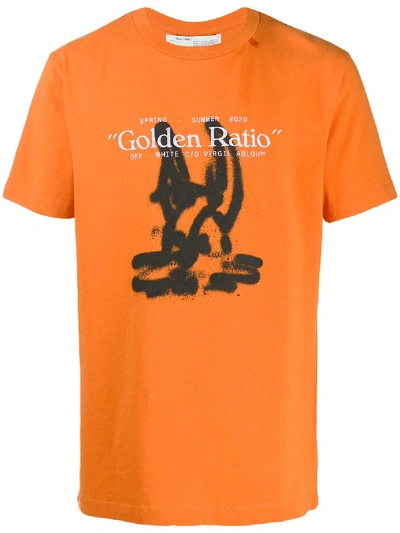 Off-white Cartoon T-shirt In Orange Blac | ModeSens Off-white Cartoon T-shirt In Orange Blac | ModeSens