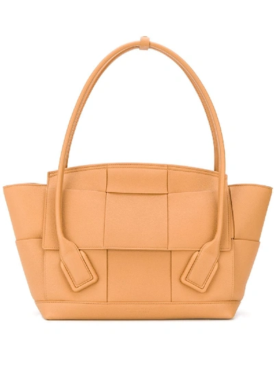 Shop Bottega Veneta Medium Arco Tote Bag In Neutrals