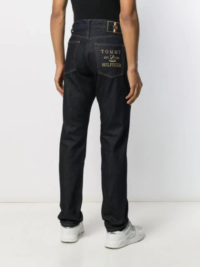 Shop Tommy Hilfiger Mercer Regular-fit Straight Jeans In Blue