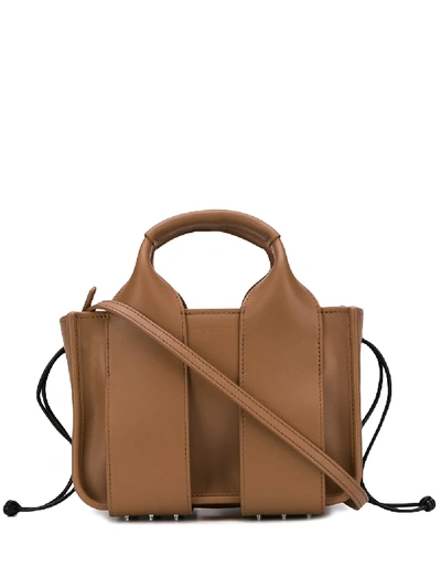 Shop Alexander Wang Rocco Small Tote In Brown