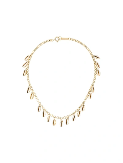 Shop Isabel Marant Amer Charm Necklace In Gold