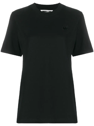 Shop Mcq By Alexander Mcqueen Short-sleeve Fitted T-shirt In Black