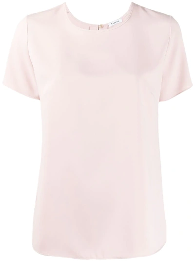 Shop P.a.r.o.s.h Back Zip T-shirt In Pink