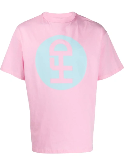Shop Honey F___cking Dijon Logo Print T-shirt In Pink