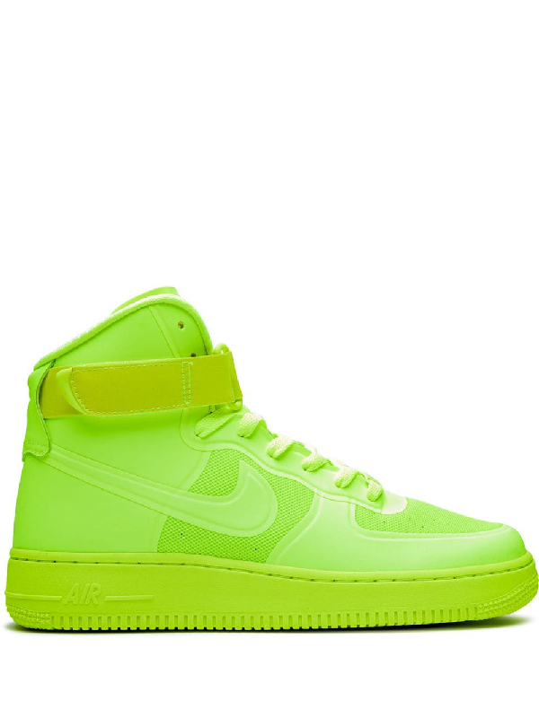 Nike 'air Force 1' High-top-sneakers In Green | ModeSens