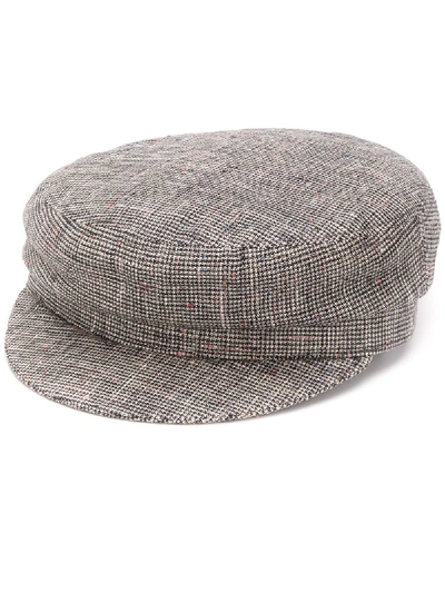 Shop Isabel Marant Elvie Baker Boy Hat In Grey