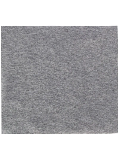 Shop Isabel Marant Zephyr Frayed Cashmere Scarf In Grey