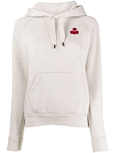 Shop Isabel Marant Étoile Hooded Sweatshirt In Neutrals