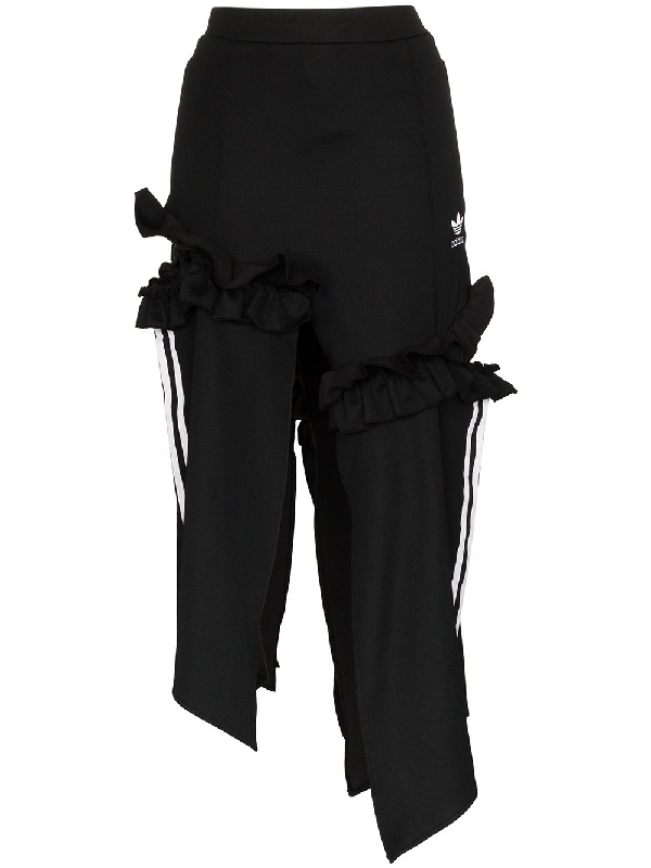 adidas 3 stripe midi skirt