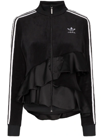 X JKOO RUFFLE TRIM TRACK JACKET