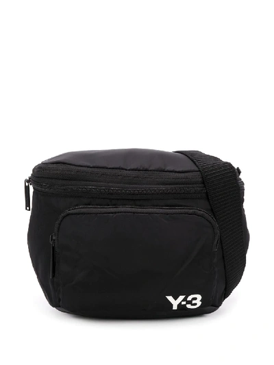 Shop Y-3 Packable Logo Backpack In 黑色