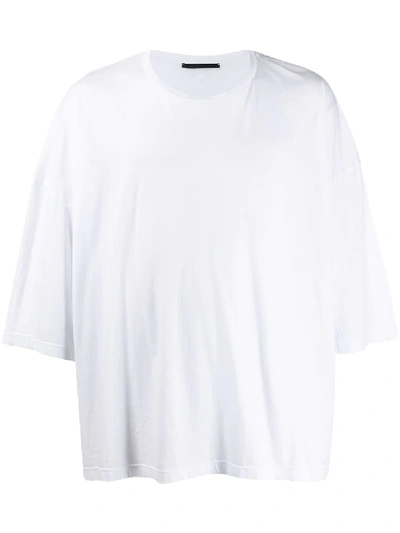 Shop Haider Ackermann Loose-fit Plain T-shirt In White