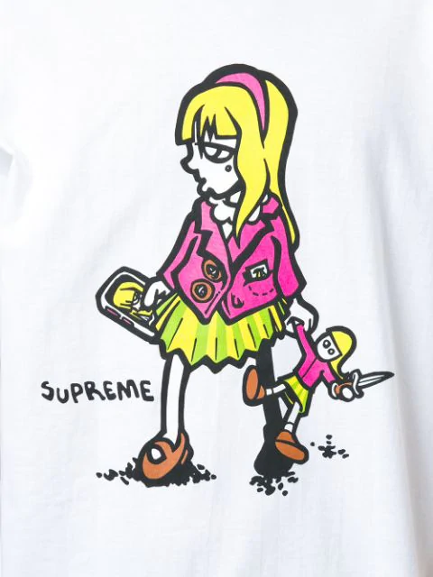 Supreme Suzie Switchblade T-shirt In White | ModeSens