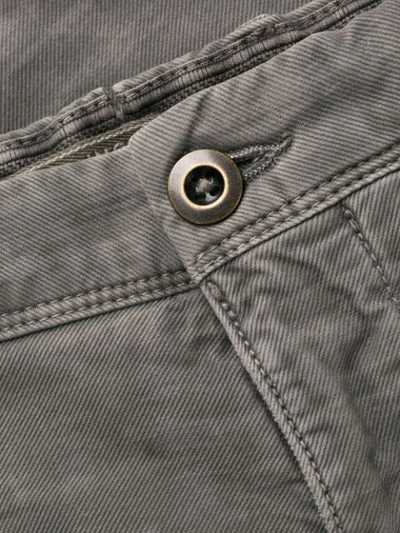 Shop Incotex Vintage Tartan Mid-rise Jeans In Grey