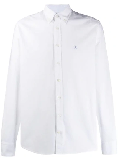Shop Hackett Classic Formal Shirt In White