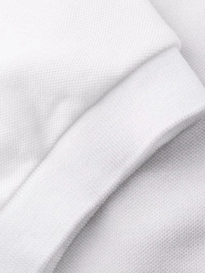 Shop Fendi Piqué Polo Shirt In White
