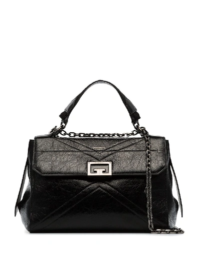 Shop Givenchy Id Leather Bag In Black