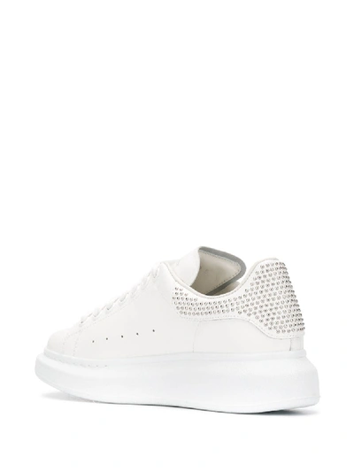 Shop Alexander Mcqueen Leather Sneakers With Studs