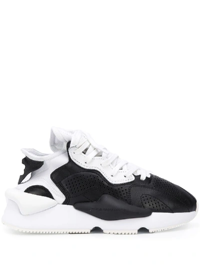 Shop Y-3 Kaiwa Leather Sneakers
