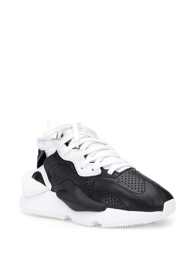 Shop Y-3 Kaiwa Leather Sneakers