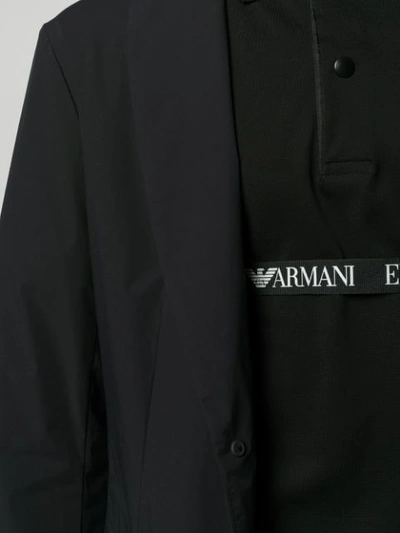 Shop Emporio Armani Relaxed-fit Blazer In Black