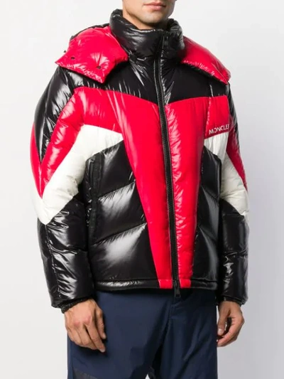 COLOUR BLOCK PUFFER JACKET