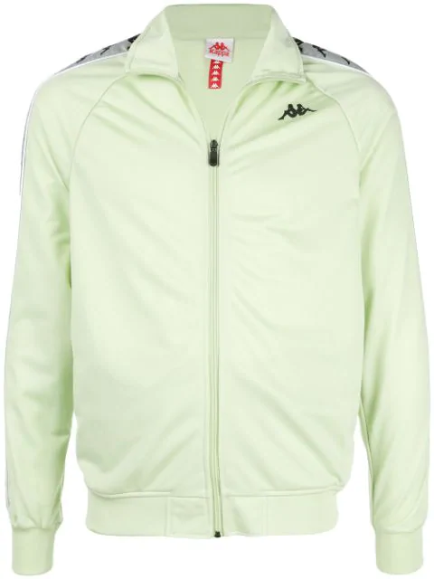 kappa track jacket green