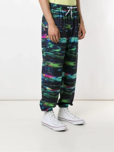 Shop Àlg + Olympikus Printed Nylon Trousers In Multicolour