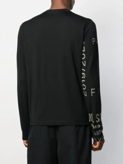 Shop Jil Sander Knitted Jumper In Black