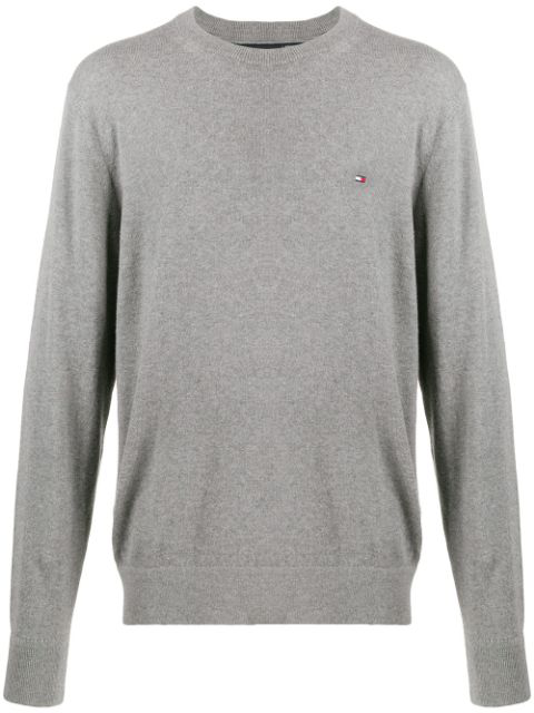 tommy hilfiger grey jumper