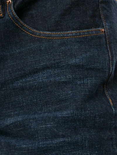 Shop Giorgio Armani 5 Pocket In Blue